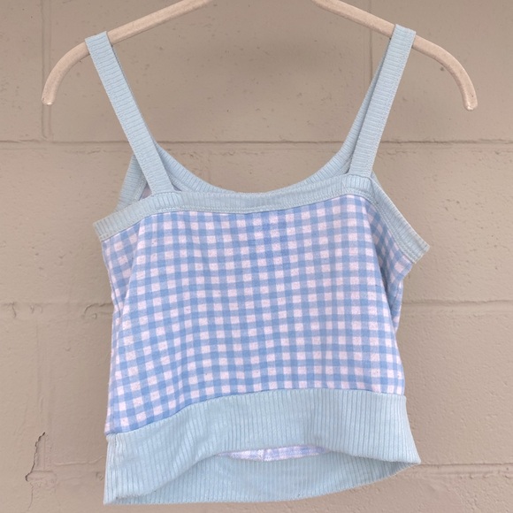 Blue Gingham Cinnamoroll Top - Picture 2 of 3